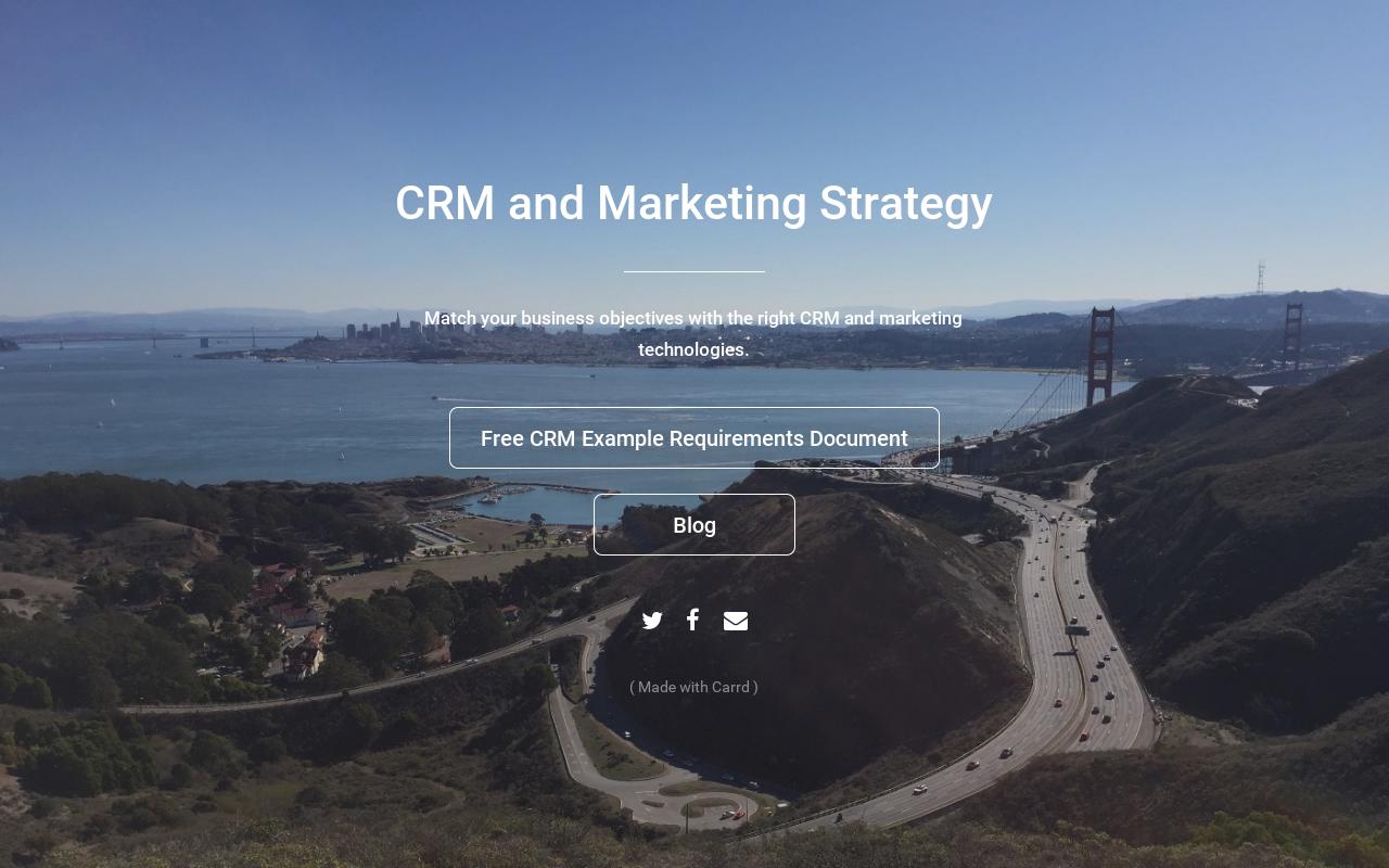 Carrd profile picture for @crm